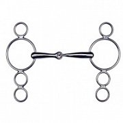 Трензель олимпийский 4 кольца, грызло 17 мм Трензель олимпийский 4 кольца, грызло 17 мм